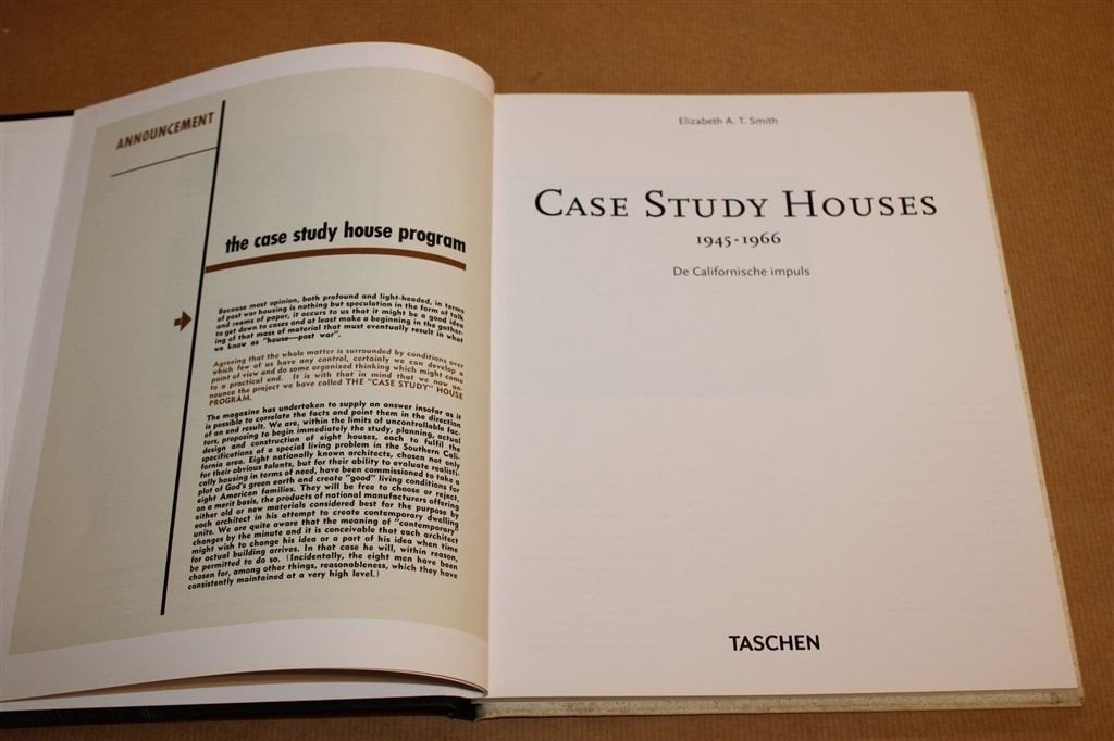 Case Study Houses — Wereld Architecten Taschen, Californie, Boeken, Ophalen of Verzenden, Zo goed als nieuw, Architecten