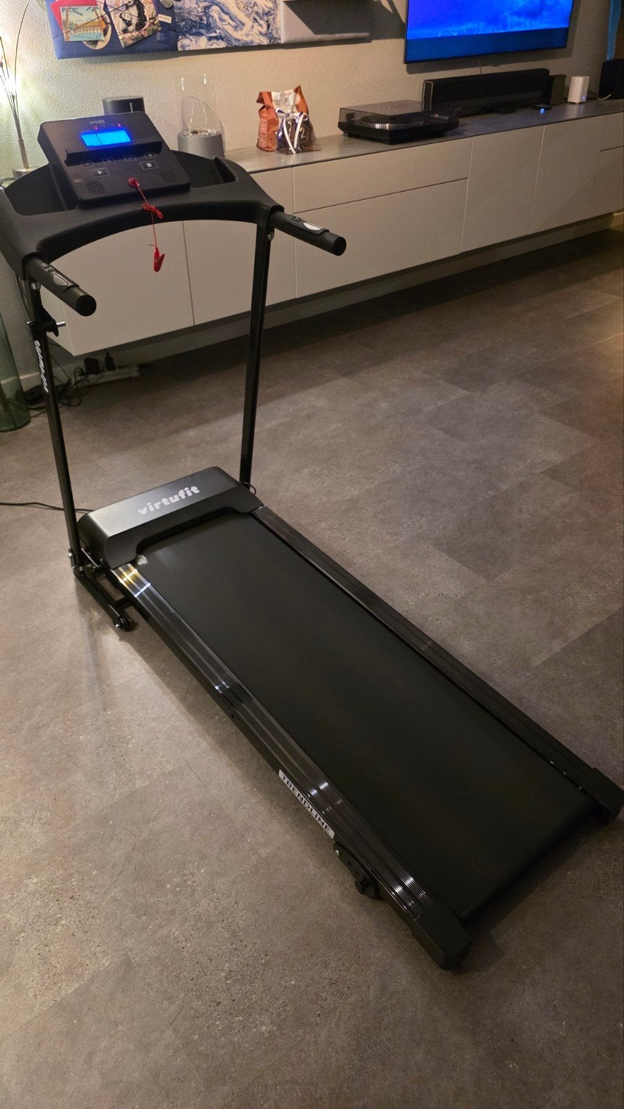 VirtuFit Trendline Inklapbare Loopband 1-14 km/u, Ophalen, Zo goed als nieuw, Metaal, Loopband