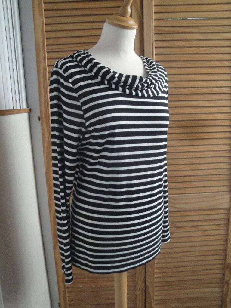 Zwart/witte top MICHA maat M (z.g.a.n.), Kleding | Dames, Maat 38/40 (M), Meerkleurig, Ophalen of Verzenden, Zo goed als nieuw