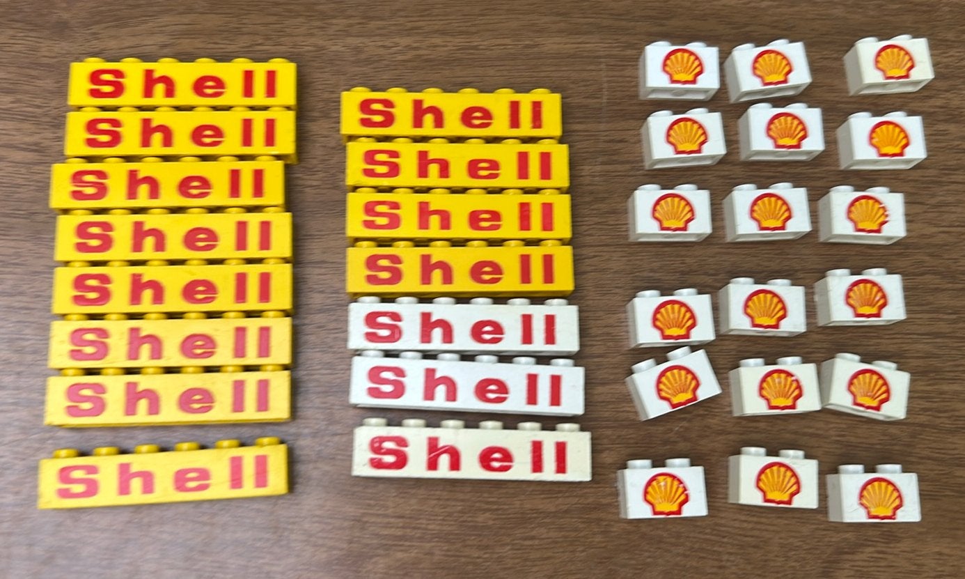 Vintage Lego Shell steentjes, Gebruikt, Overige thema's, Lego, Ophalen of Verzenden