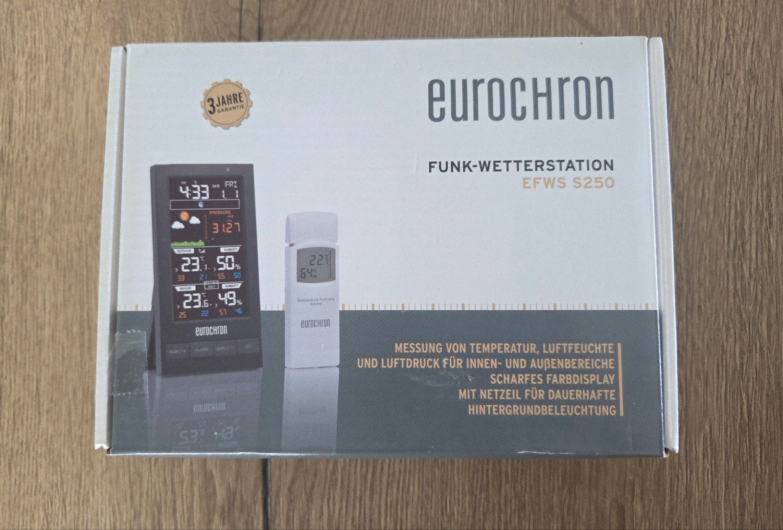 Weerstation Eurochron EFWS S250, Ophalen of Verzenden, Zo goed als nieuw