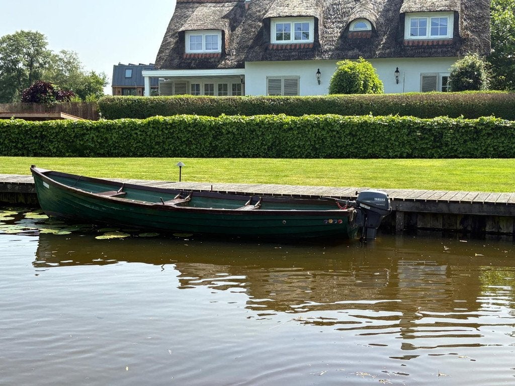 Visboot met 9.9 Yamaha 4 takt, Watersport en Boten, Ophalen, Gebruikt, Tot 10 pk, Viertaktmotor