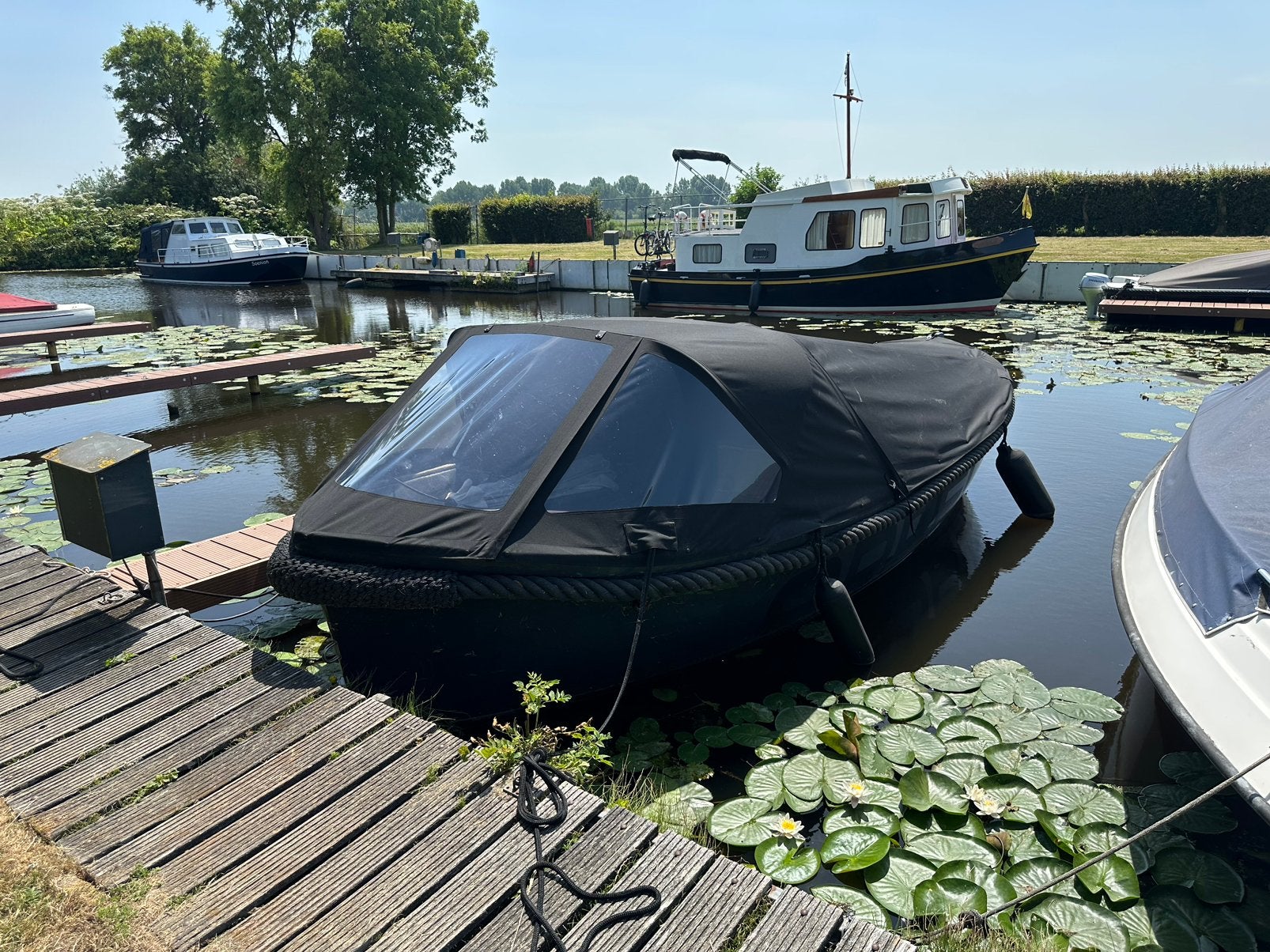 Harding reddingsloep, Watersport en Boten, Gebruikt, Binnenboordmotor, Boegschroef, Ophalen of Verzenden