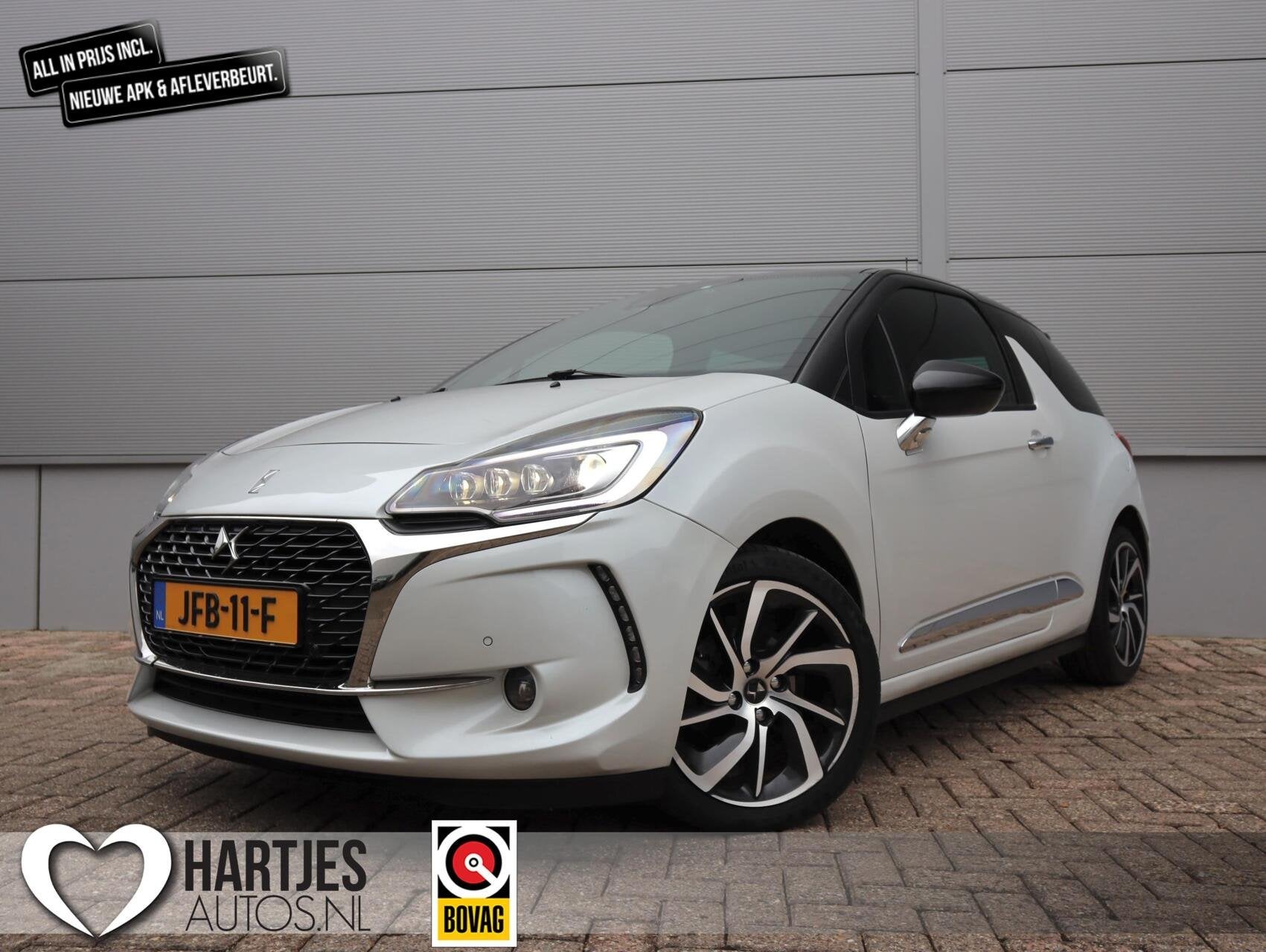 DS 3 1.2 PureTech Sport Chic (Vol-Opties!) 1e eigenaar, Auto's, DS, Voorwielaandrijving, Gebruikt, 1199 cc, Met garantie (alle)