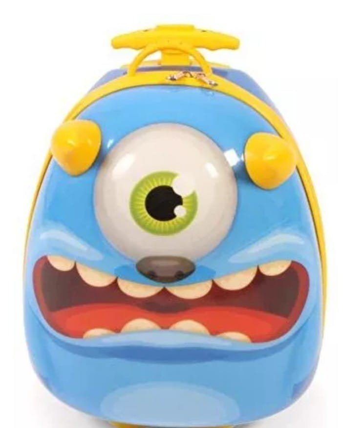 Koffer monster, Ophalen