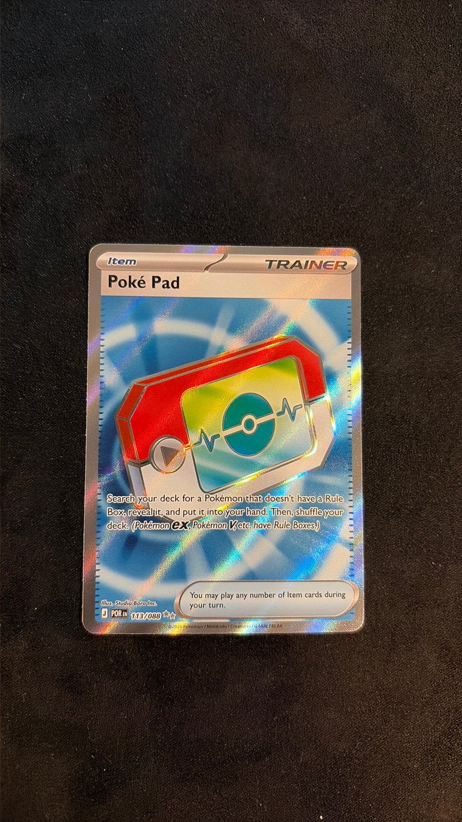 Poké Pad 113/088 Perfect Order, Ophalen of Verzenden, Zo goed als nieuw