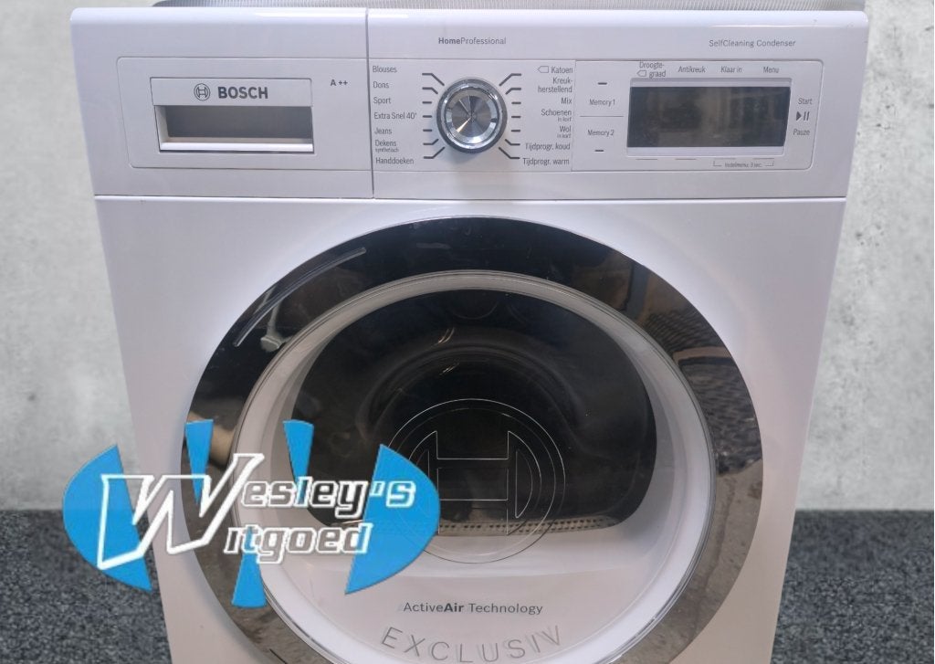 Bosch Home Professional 9kg A++ – 12 maanden garantie​, Wesley's Witgoed, Info@wesleyswitgoed.nl, Industrieweg 3B, 1613KT Grootebroek, Nederland