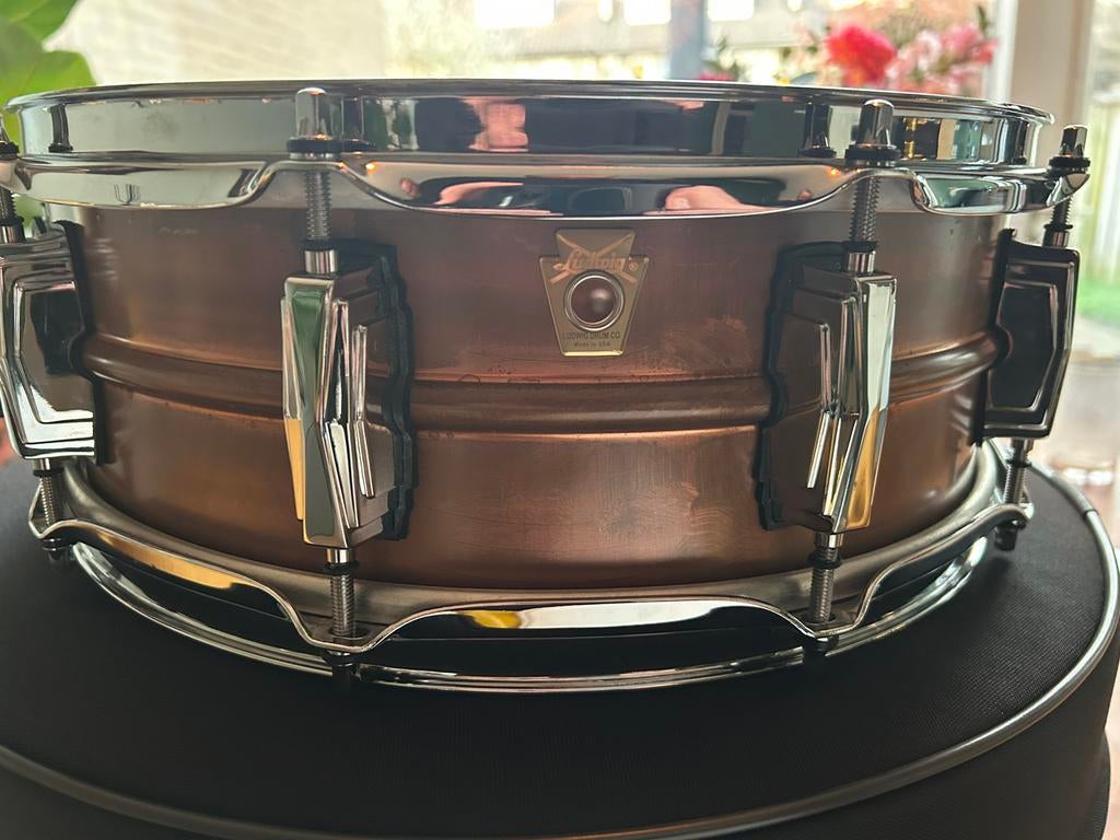 Ludwig Coppephonic 14x5 snaredrum in nieuwstaat!, Ophalen of Verzenden, Zo goed als nieuw, Ludwig
