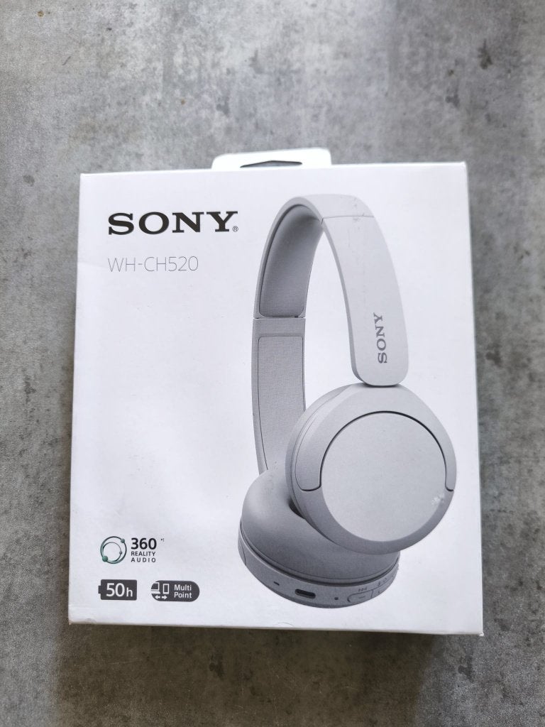 Sony WH-CH520 draadloze Bluetooth-hoofdtelefoon wit, Audio, Tv en Foto, Koptelefoons, Bluetooth, Nieuw, On-ear, Ophalen of Verzenden