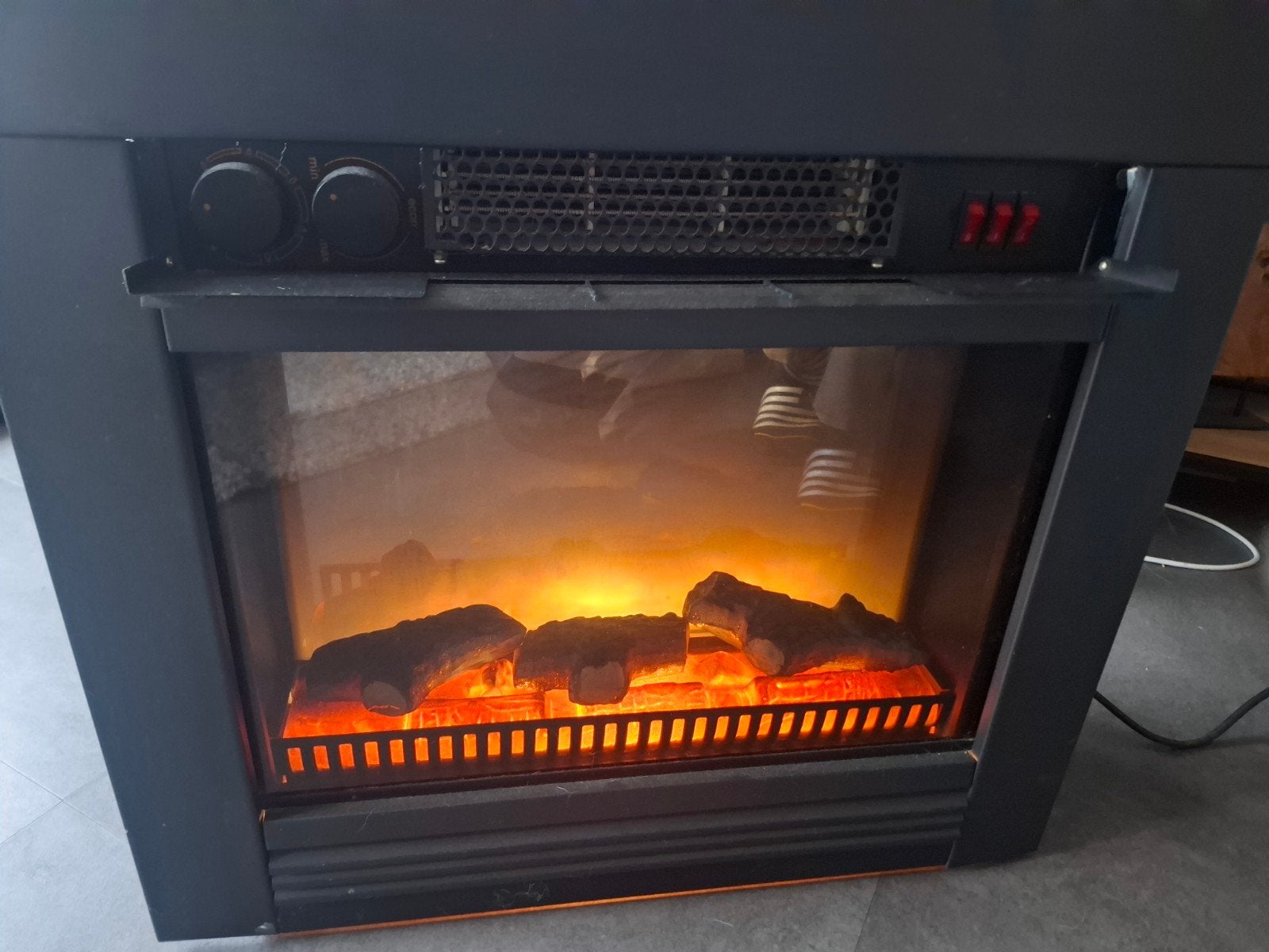 Classic Fire elektrische haard - Type AJ55, Ophalen of Verzenden, Gebruikt, Vrijstaande haard, Elektrische haard