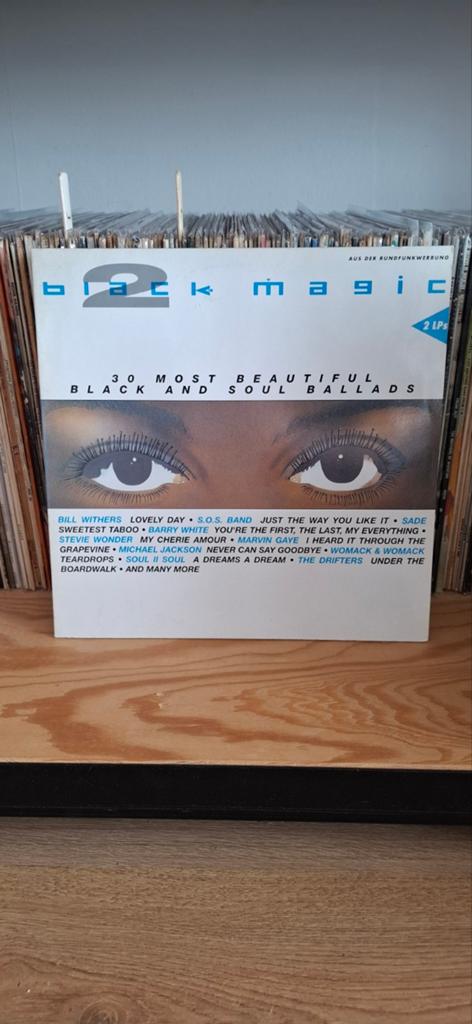 2LP Black Magic 30 Black and Soul Ballads Vinyl Bill Withers, Cd's en Dvd's, Vinyl | R&B en Soul, 1980 - 1989, Ophalen of Verzenden