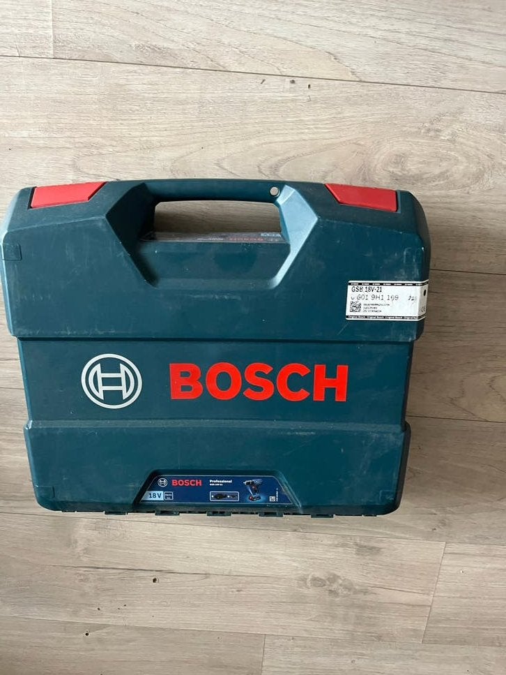 Bosch Professional Boormachine GSB 18V-21 met Accu's, 600 watt of meer, Ophalen of Verzenden, Klopboormechanisme, Zo goed als nieuw