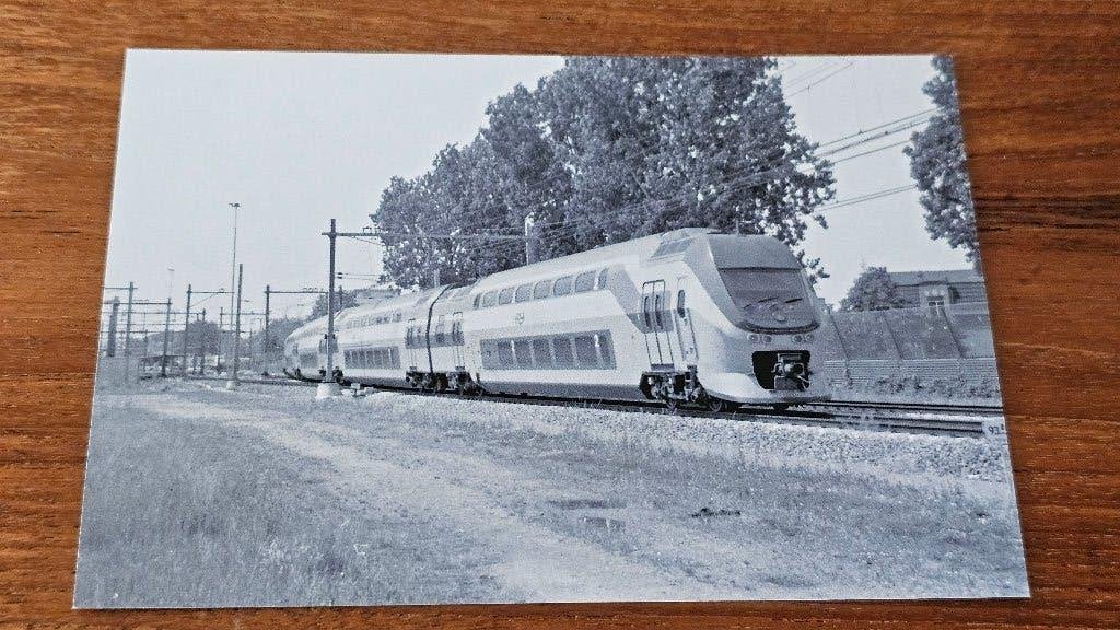 Foto TREIN NS Nederlandse Spoorwegen Dubbeldekker VIRM, Verzenden, Gebruikt, Trein, Overige typen