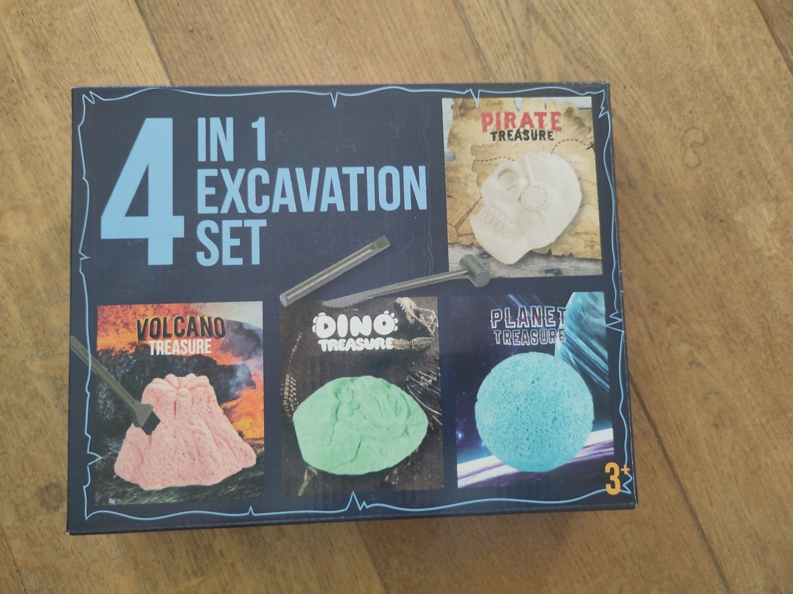 Opgravingsset - 4 in 1 excavation set, Ophalen, Nieuw, Jongen of Meisje
