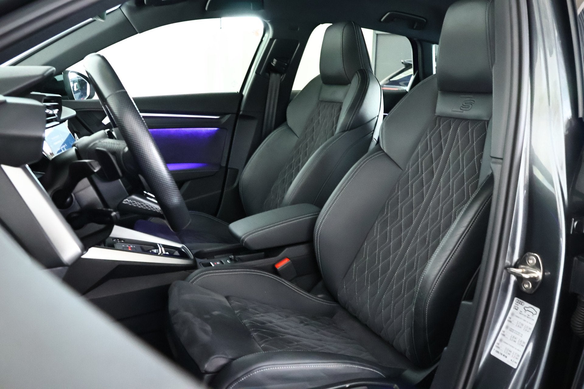 Audi A3 Sportback 2.0 TFSI S3 quattro / LED-Matrix / B&O / A, 12 maanden, Gebruikt, Zwart, 4 cilinders