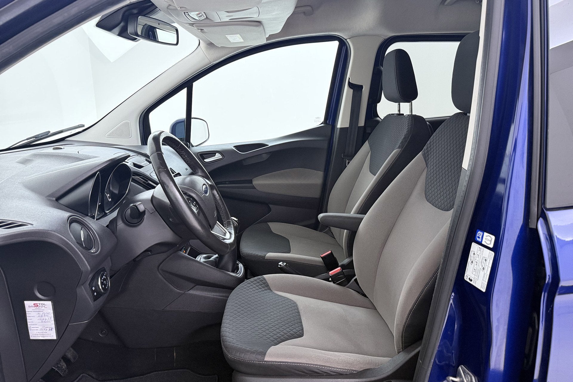 Ford Tourneo Courier 1.0 Titanium | Trekhaak | Climate Contr, Voorwielaandrijving, Gebruikt, Automatische klimaatregeling, Blauw