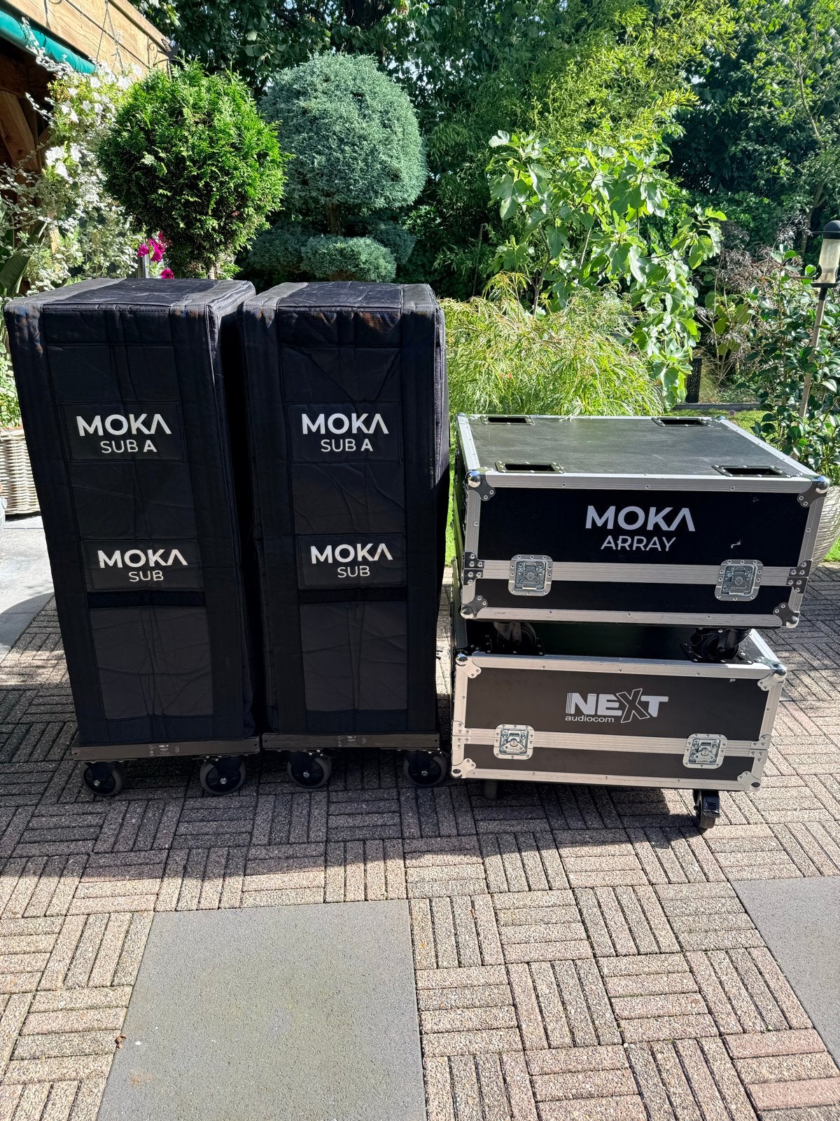 Next Pro Audio Moka Set - Professionele Geluidsinstallatie, Speakerset, Zo goed als nieuw, Geschikt voor surround/home cinema