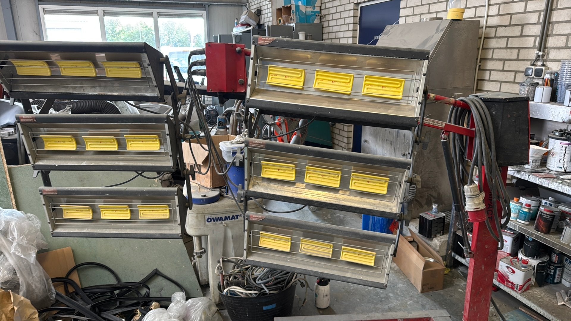 Infrarood  lakdroger, Auto diversen, Autogereedschap, Ophalen, Gebruikt
