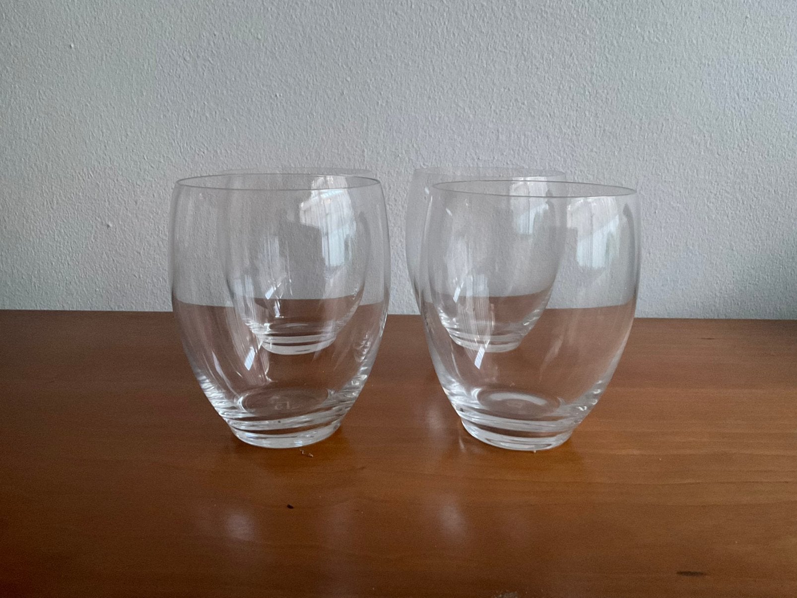 A.D.Copier: 4 'Gilde' waterglazen Leerdam 1935 (late uitv.), Antiek en Kunst, Antiek | Glas en Kristal, Ophalen of Verzenden