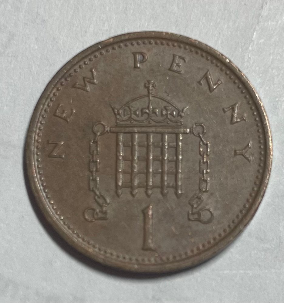 1 penny Engeland 1979, Postzegels en Munten, Ophalen of Verzenden