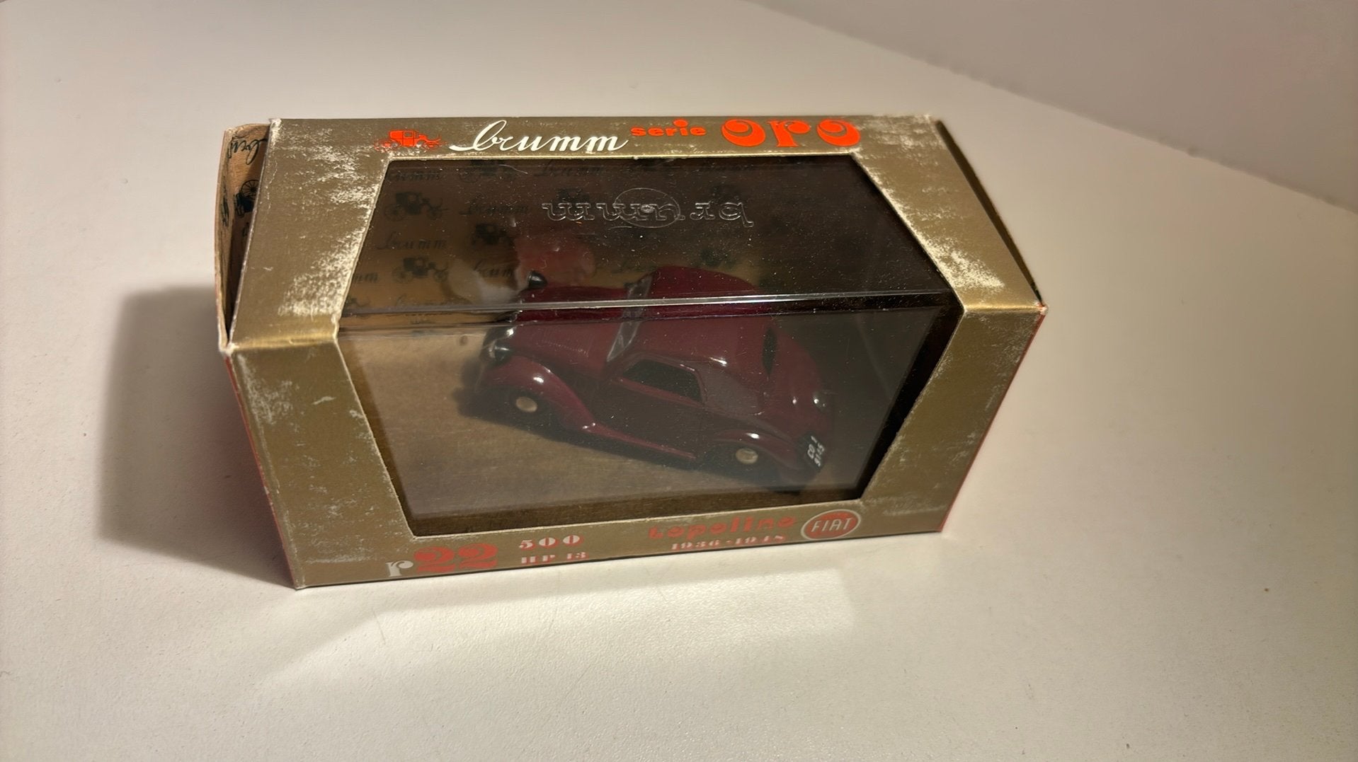 Fiat 500 topolino brumm 1.43, Hobby en Vrije tijd, Overige merken, Auto, Ophalen of Verzenden, A
