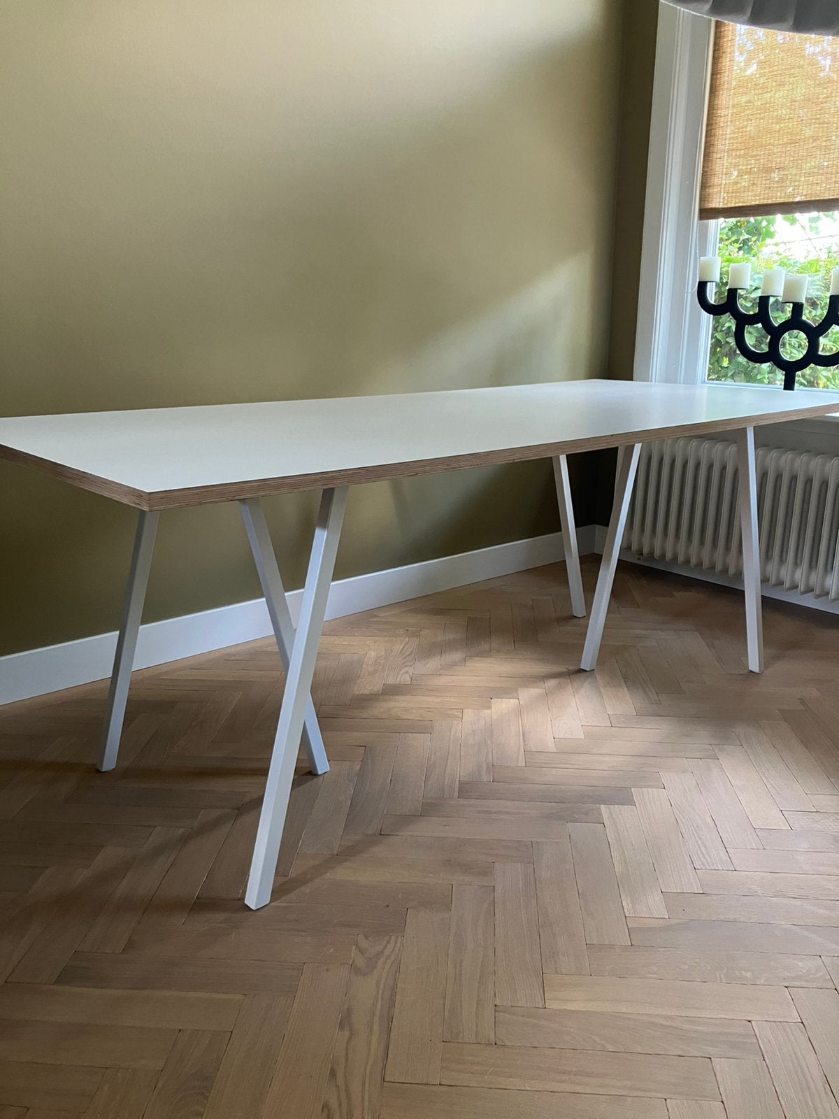 Hay Loopstand tafel wit, Ophalen, 200 cm of meer, 50 tot 100 cm, Zo goed als nieuw