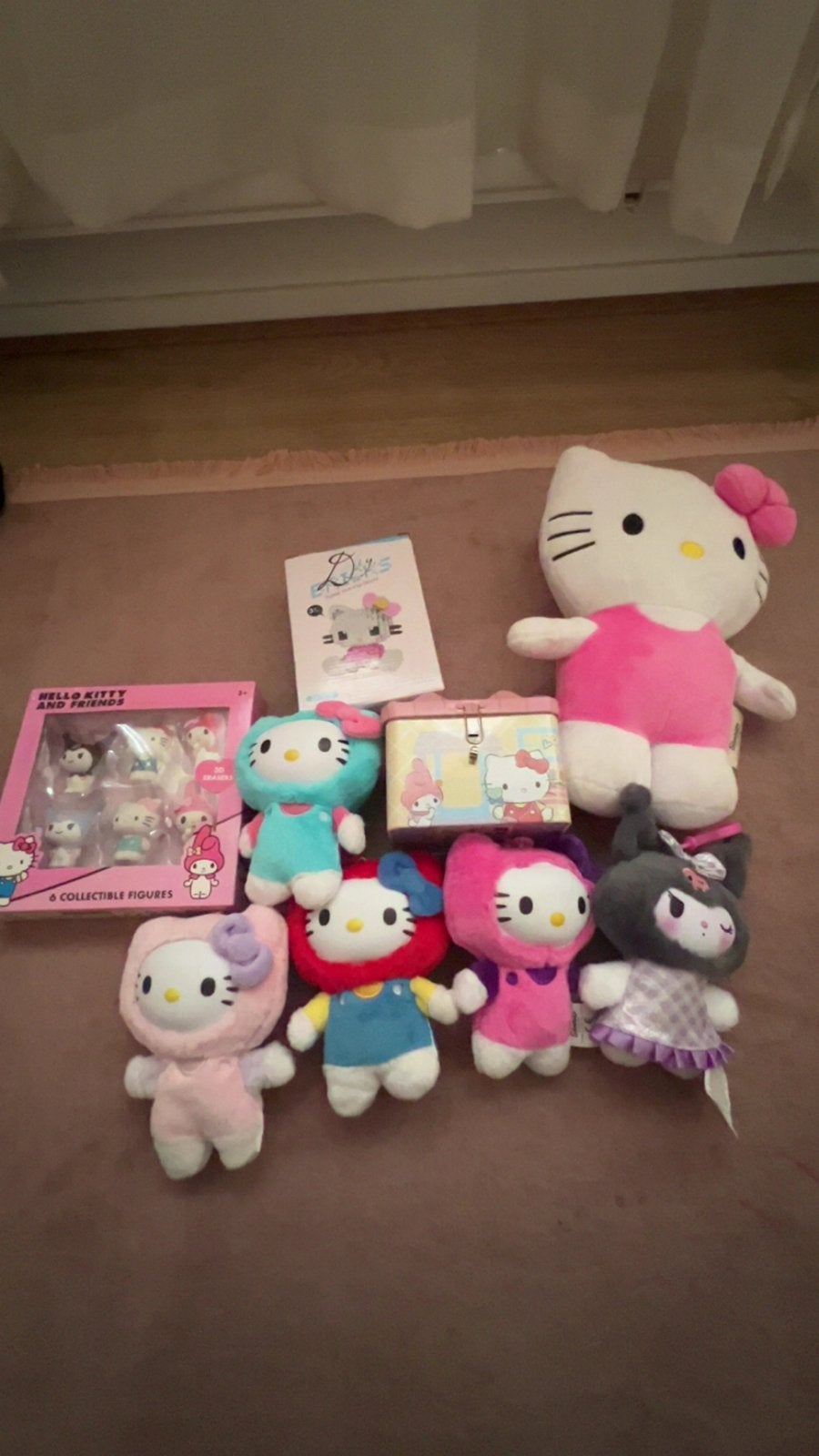 Grote Hello Kitty knuffelcollectie, Gebruikt, Overige merken, Overige typen, Ophalen of Verzenden