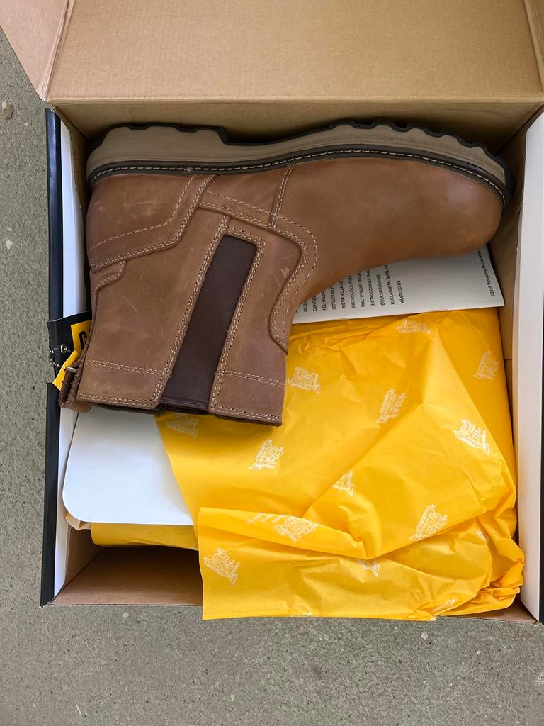 Nieuw CAT Pelton S1 P Veiligheidslaarzen-Maat 41,42,43,46,47, Ophalen of Verzenden, Nieuw, Bruin, Boots