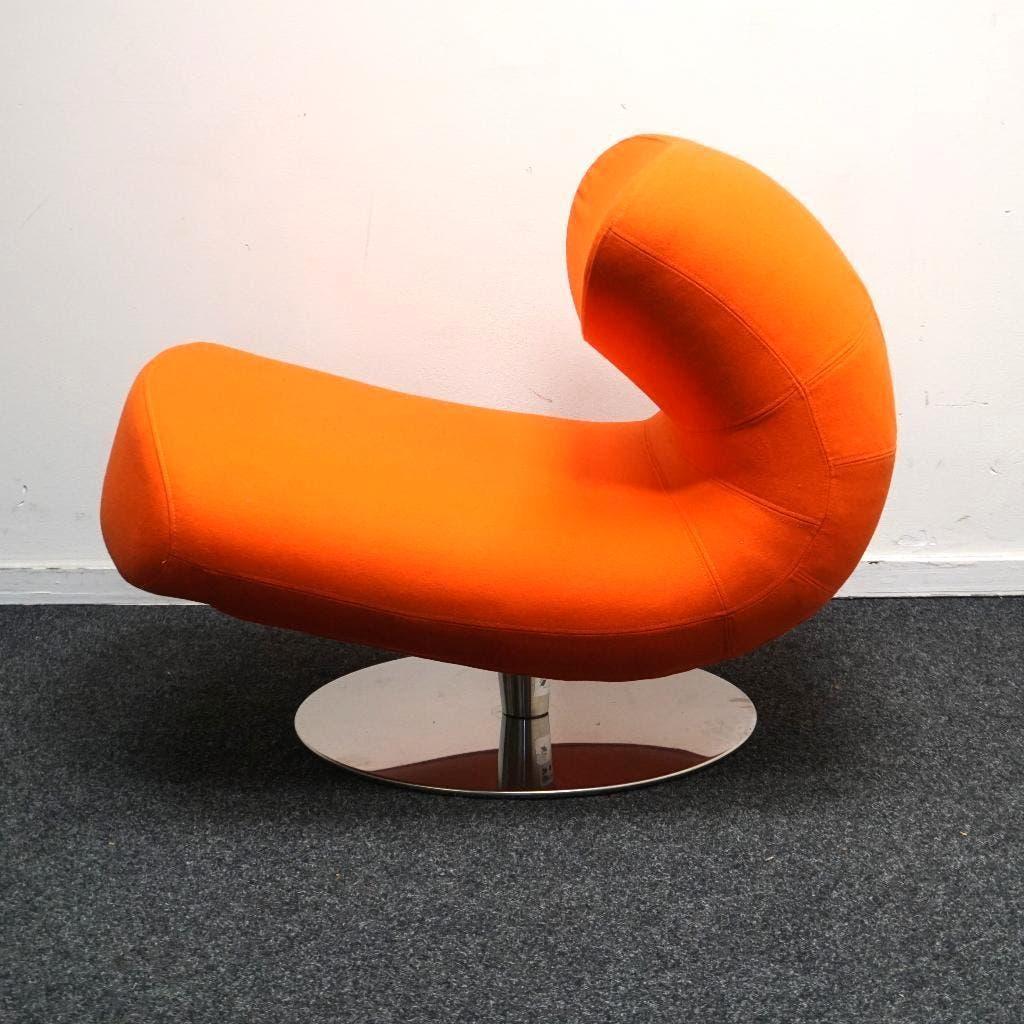 Softline Rio Design Fauteuils | Oranje | Design Stoelen, Gebruikt, -, -, 75 tot 100 cm
