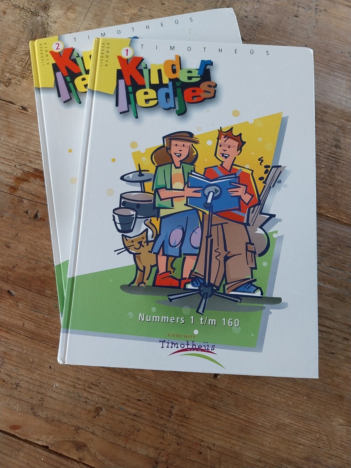 Kinderliedjes Timotheüs - Nummers 1 t/m 290 (2 boeken)