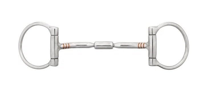 D-trens snaffle bit met barrel mondstuk, Gersal, Nieuw, Maasbracht, Ophalen of Verzenden