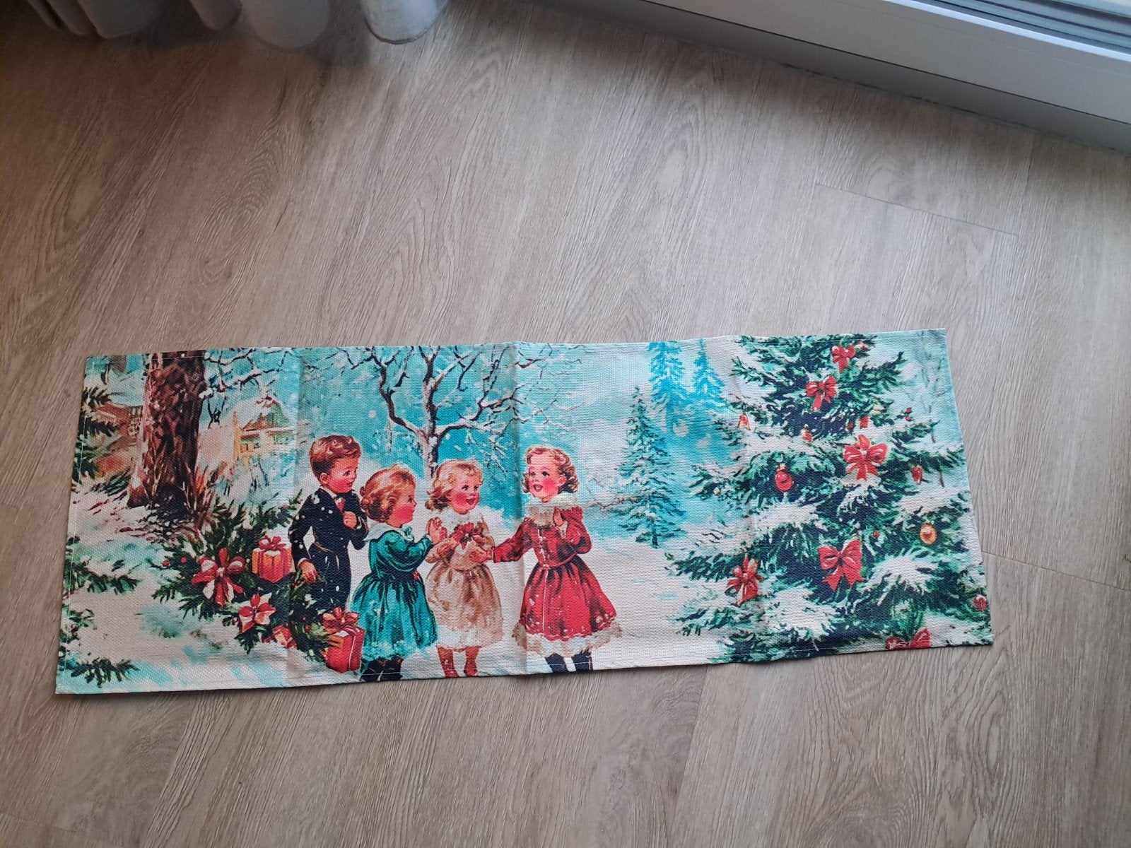 Kerst.  Tafelloper., Diversen, Ophalen of Verzenden
