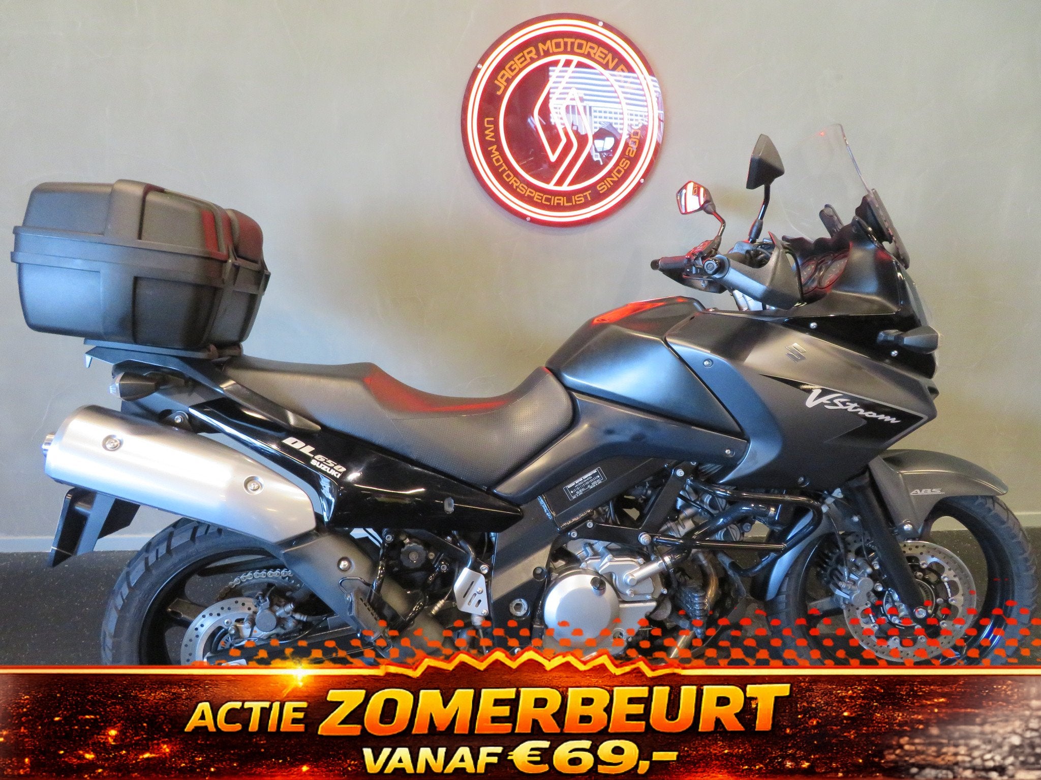 Suzuki DL 650 V-STROM BLACK RHINO TOP! (bj 2007), Motoren, Motoren | Suzuki, Bedrijf, Toermotor