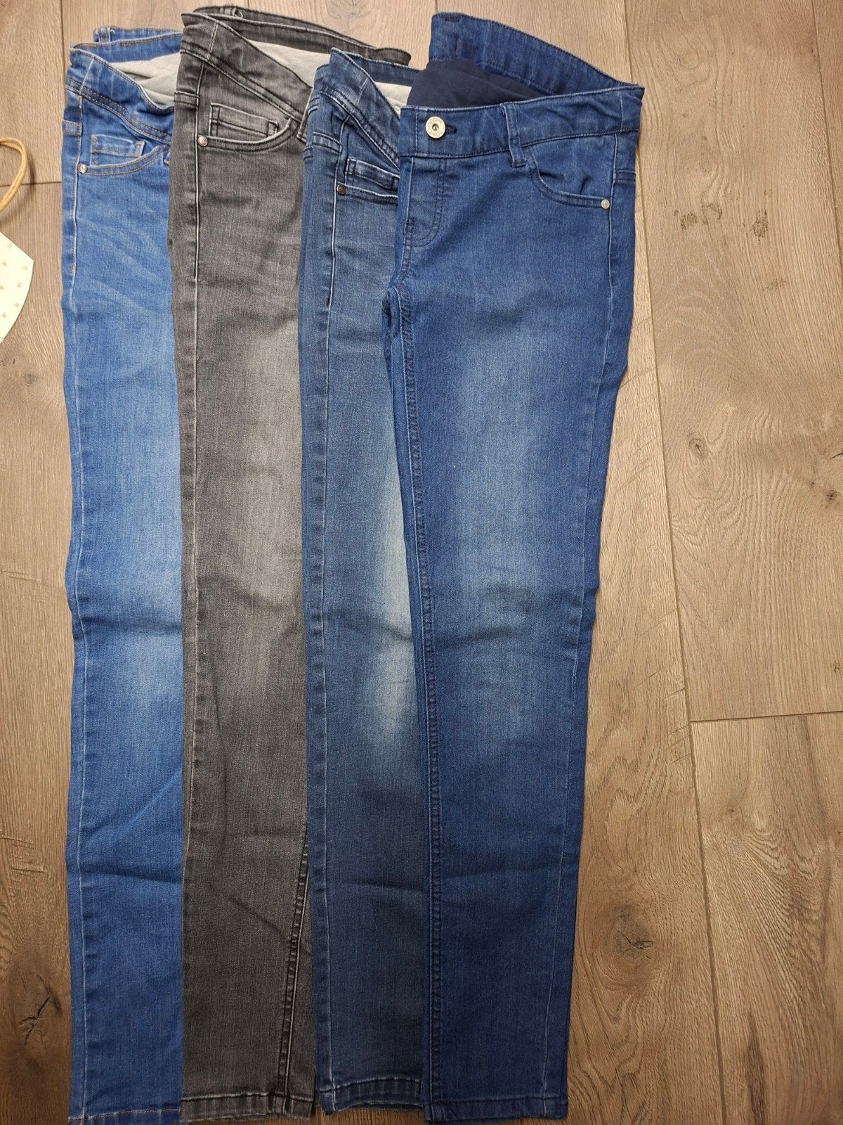 4 lange zwangerschapsbroeken van de prenatal, Blauw, Maat 42/44 (L), Ophalen of Verzenden, Zo goed als nieuw