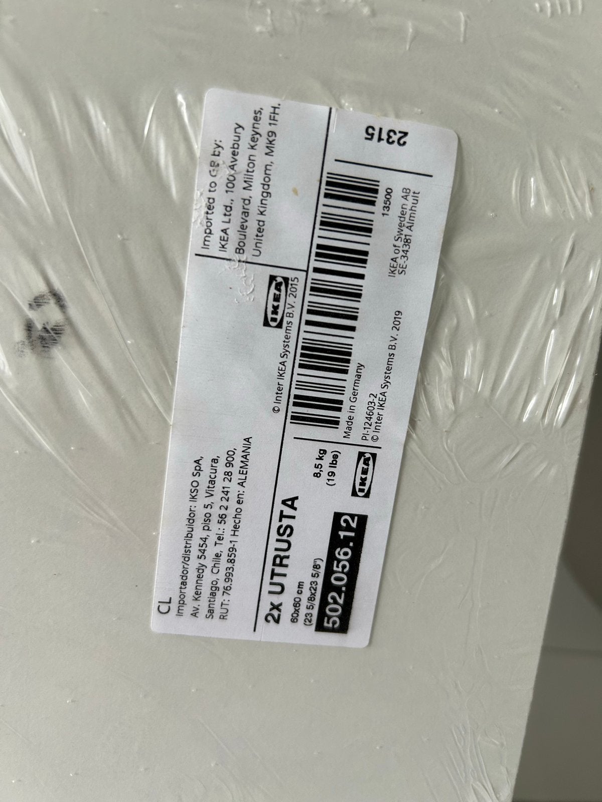 IKEA Utrusta Planken Set 60x60 (2 stuks), Ophalen, Nieuw