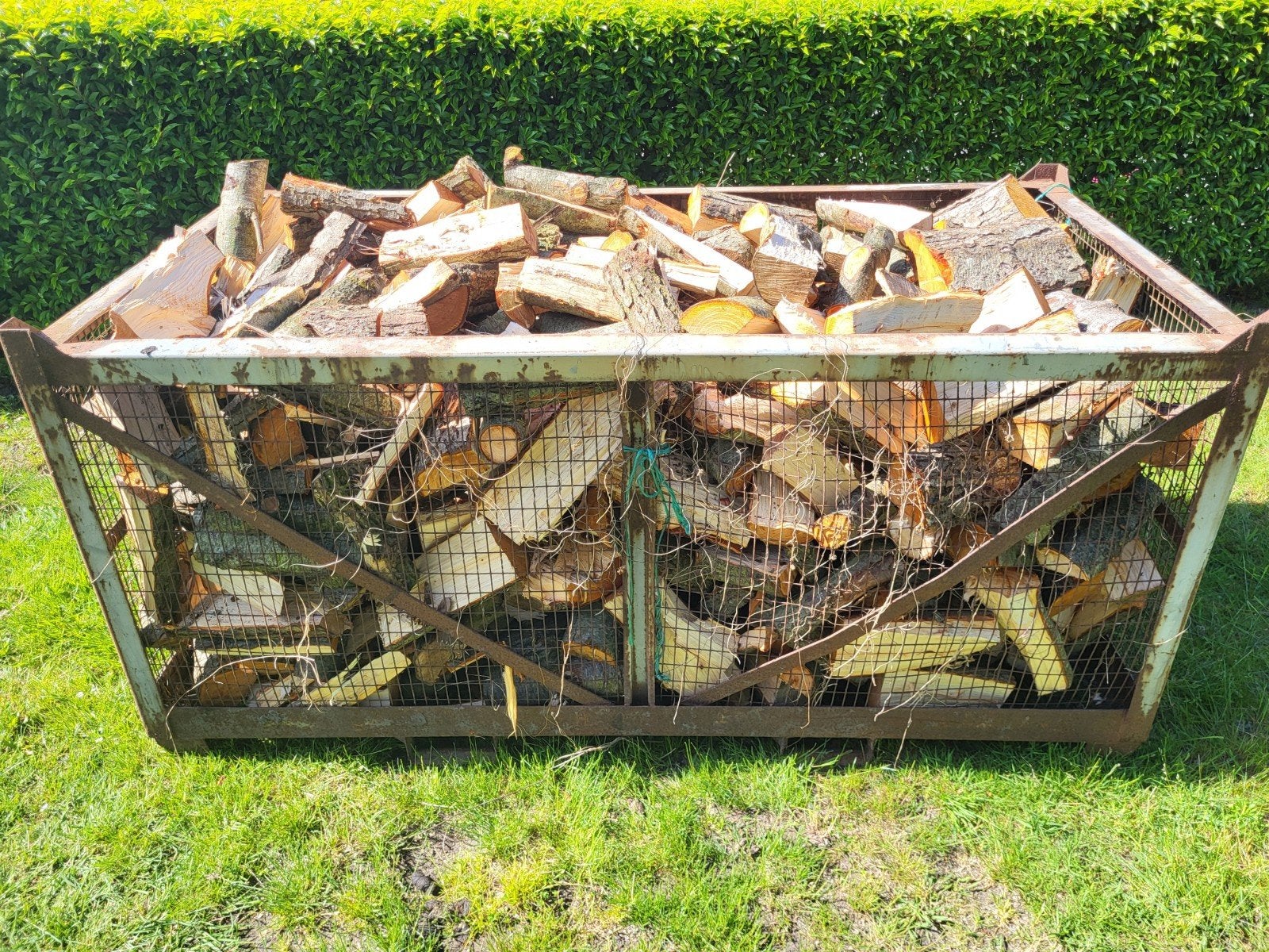 Gekloofd haardhout elzen, Tuin en Terras, Haardhout, 6 m³ of meer, Ophalen of Verzenden, Elzenhout, Blokken