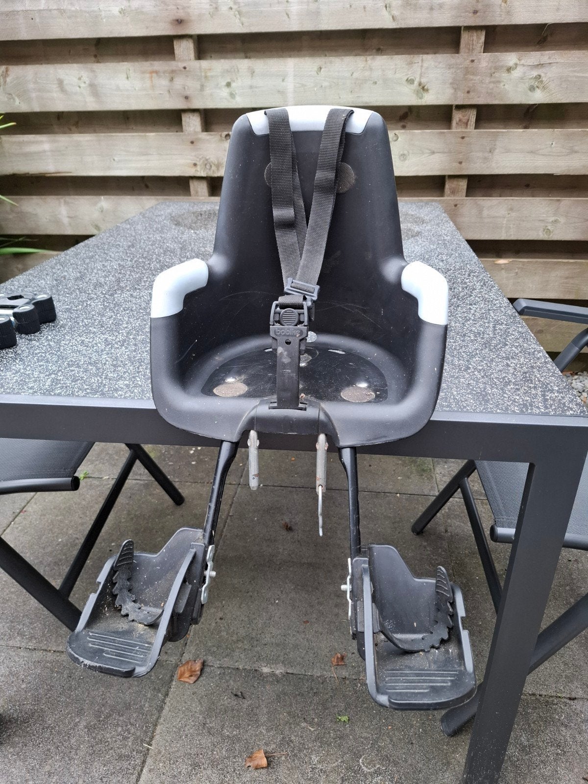 Bobike voorzitje met windscherm en bevestiging, Voorzitje, Ophalen, Bo-Bike, Gebruikt