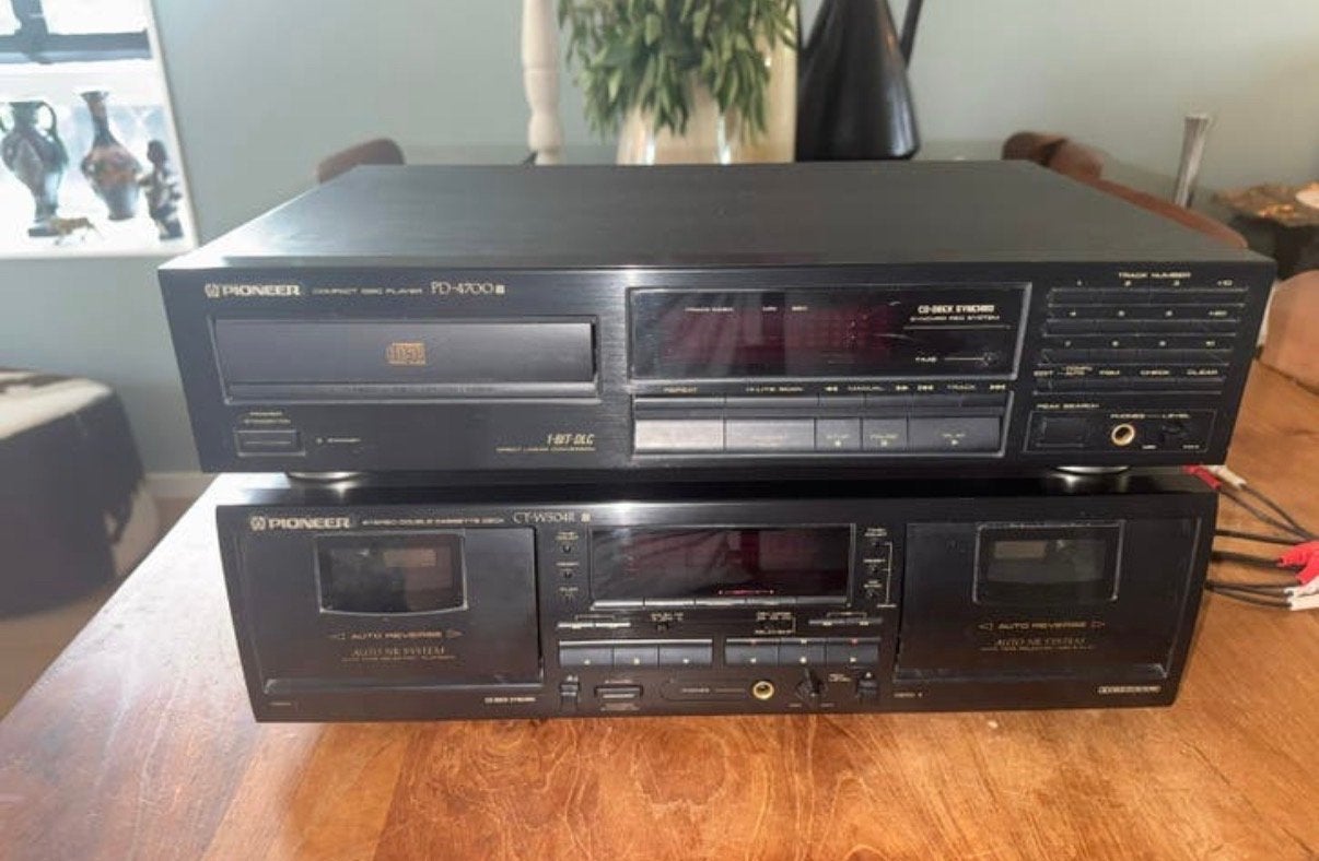 Pioneer CD-speler PD-4700 & Cassettedeck CT-W503R, Ophalen of Verzenden, Zo goed als nieuw, Pioneer