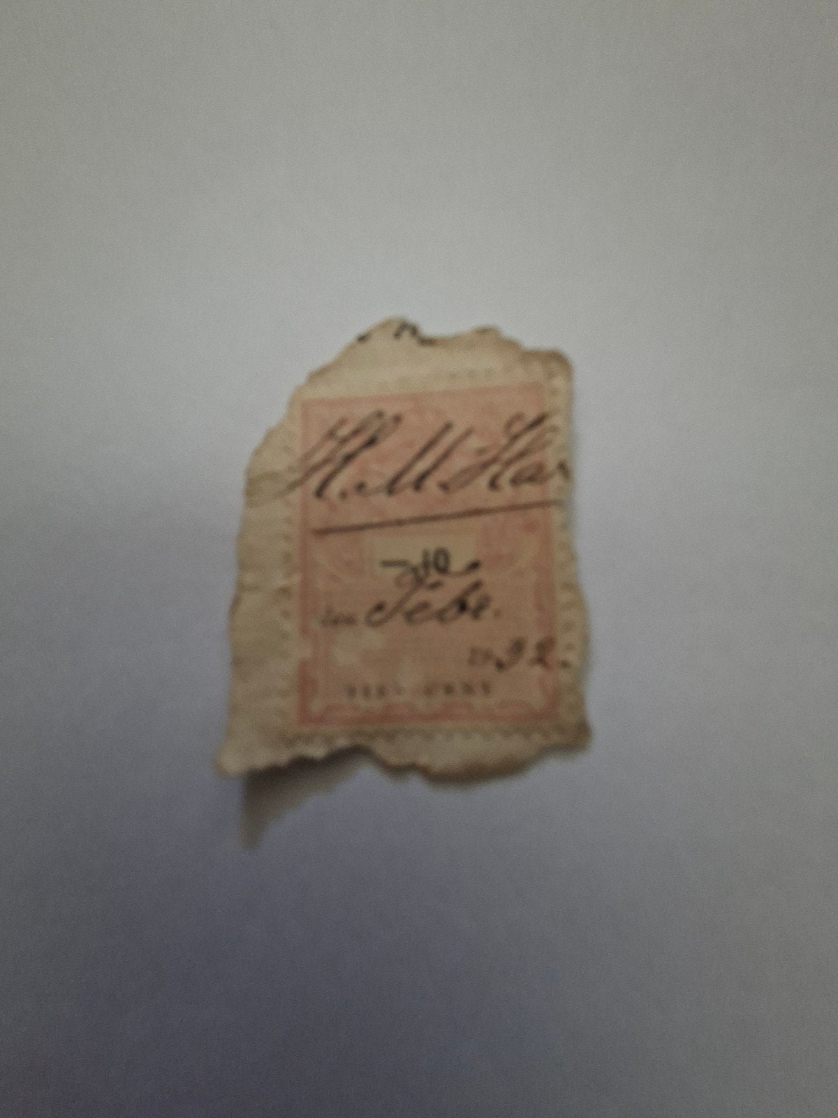 1932 februari belastingzegel 10 cent, Postzegels en Munten, Ophalen of Verzenden, T/m 1940, Gestempeld