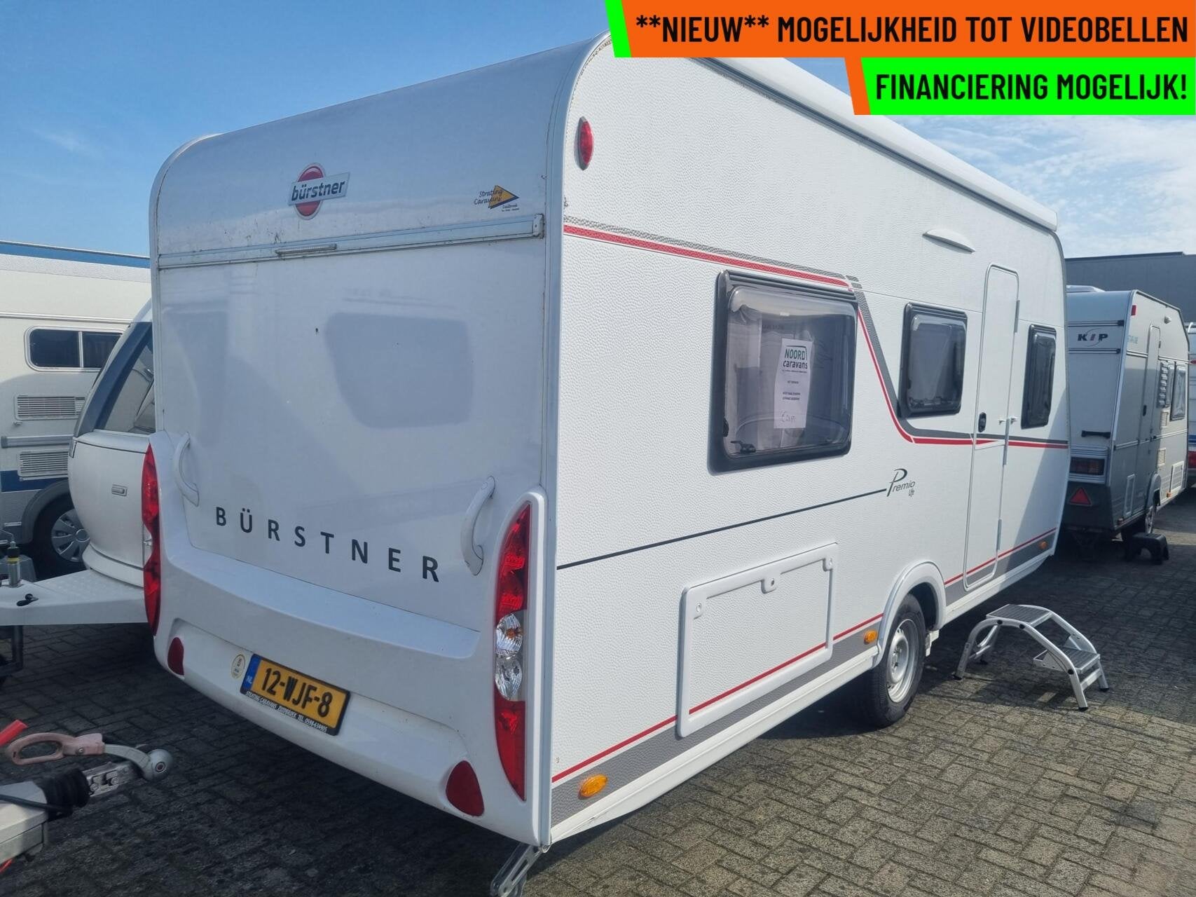 BUERSTNER PREMIO LIFE 480 TL ENKELE BEDDEN+CASS LUIFEL+MOVER, Caravans en Kamperen, Bedrijf, 750 - 1000 kg, Bürstner, Hordeur