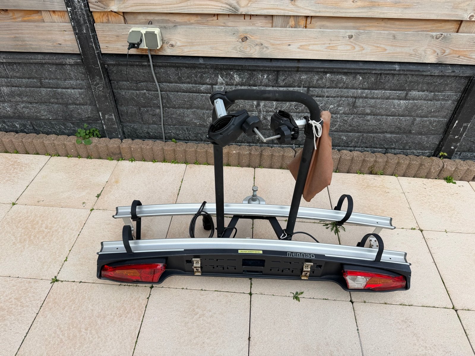 Menabo Merak Type S Trekhaak Fietsendrager - 2 fietsen, Ophalen, Zo goed als nieuw, 2 fietsen, Trekhaakdrager