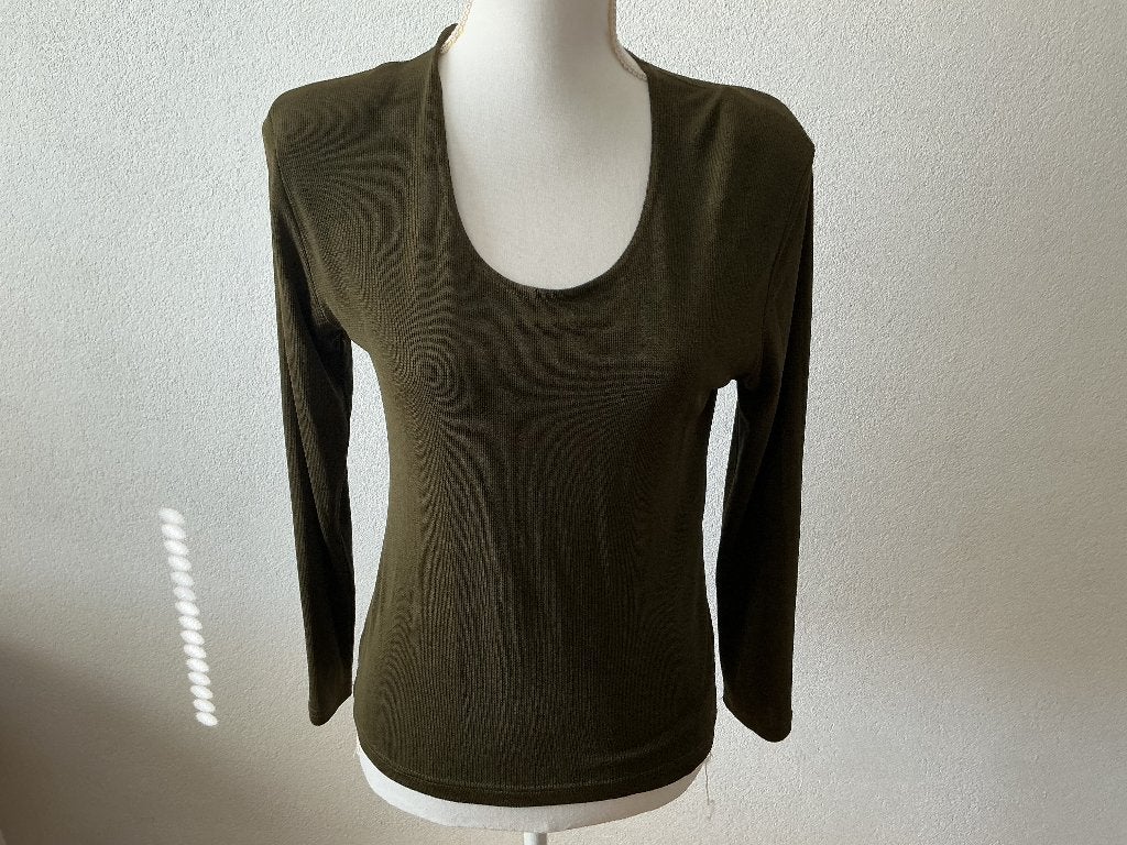 Koker Amsterdam top trui shirt blouse xl olijfgroen, Blouse of Tuniek, Ophalen of Verzenden, Zo goed als nieuw, Koker amsterdam
