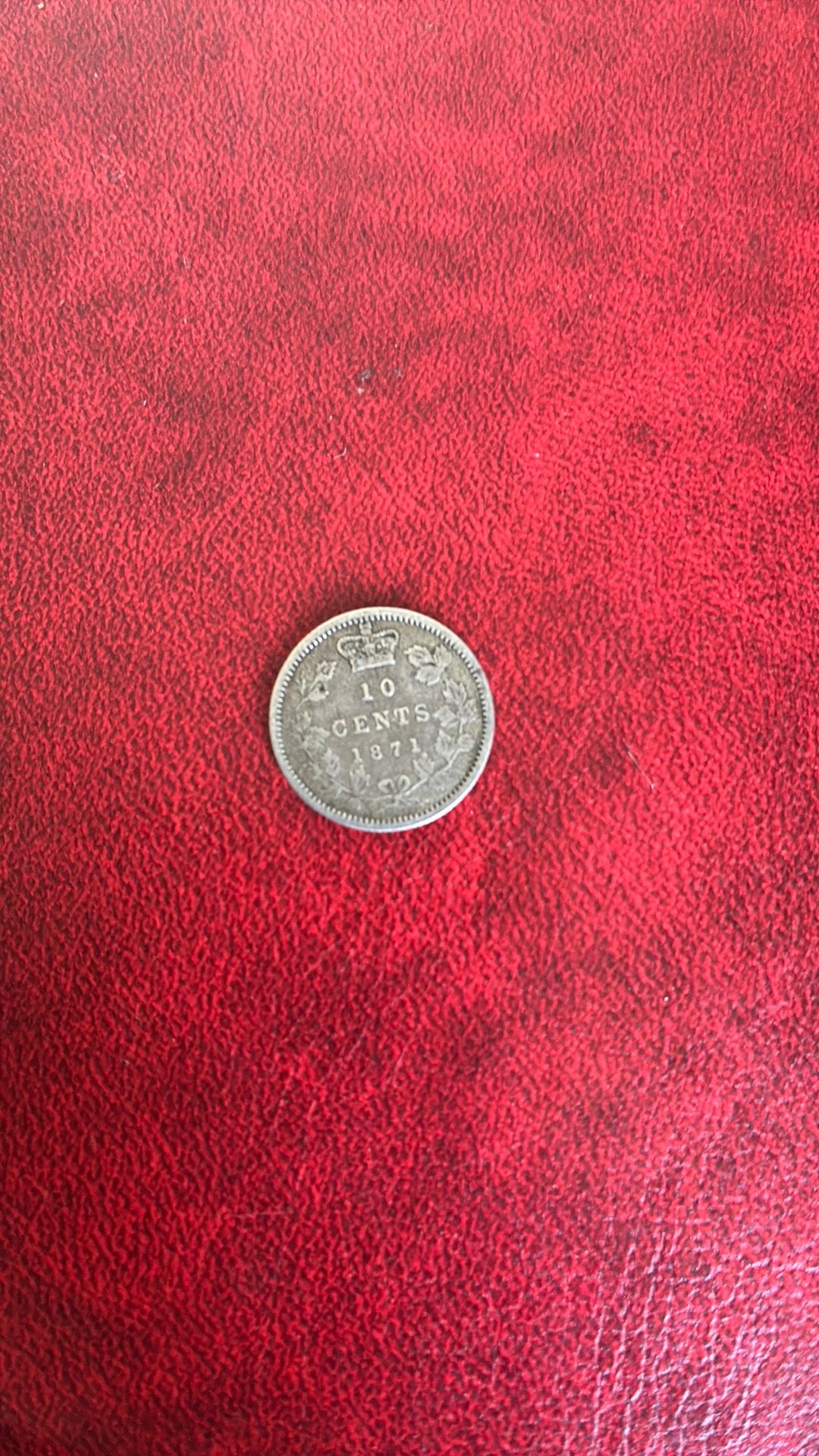 Canada 10 cents 1871 zilver, Postzegels en Munten, Ophalen of Verzenden, Noord-Amerika, Zilver