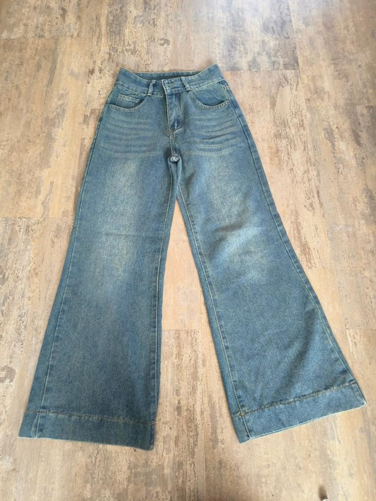 Broek 85%cotton maat s, Kleding | Dames, Spijkerbroeken en Jeans, Ophalen of Verzenden, Zo goed als nieuw, Blauw, W30 - W32 (confectie 38/40)