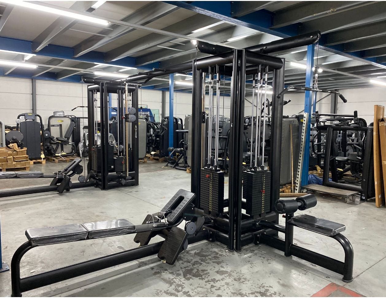 4-station cable machine, Sport en Fitness, Ophalen, Zo goed als nieuw, Overige typen