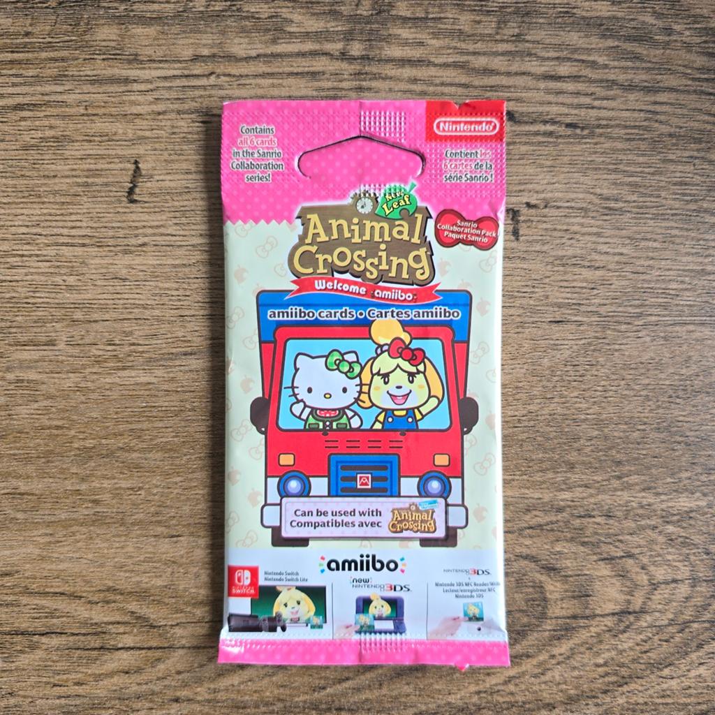 Amiibo Cards Animal Crossing Sanrio Collaboration Pack, 1 speler, Ophalen of Verzenden, Zo goed als nieuw, Vanaf 3 jaar