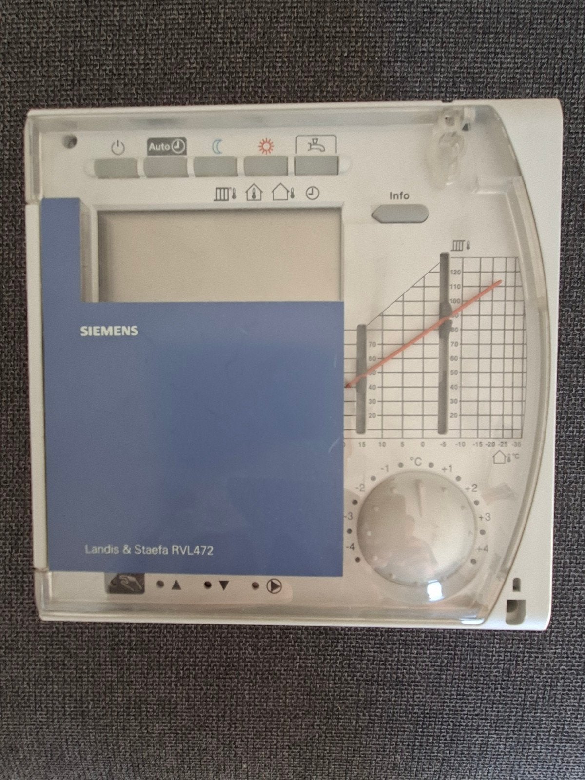 Siemens Landis & Staefa RVL472 Thermostaat, Ophalen of Verzenden, Gebruikt