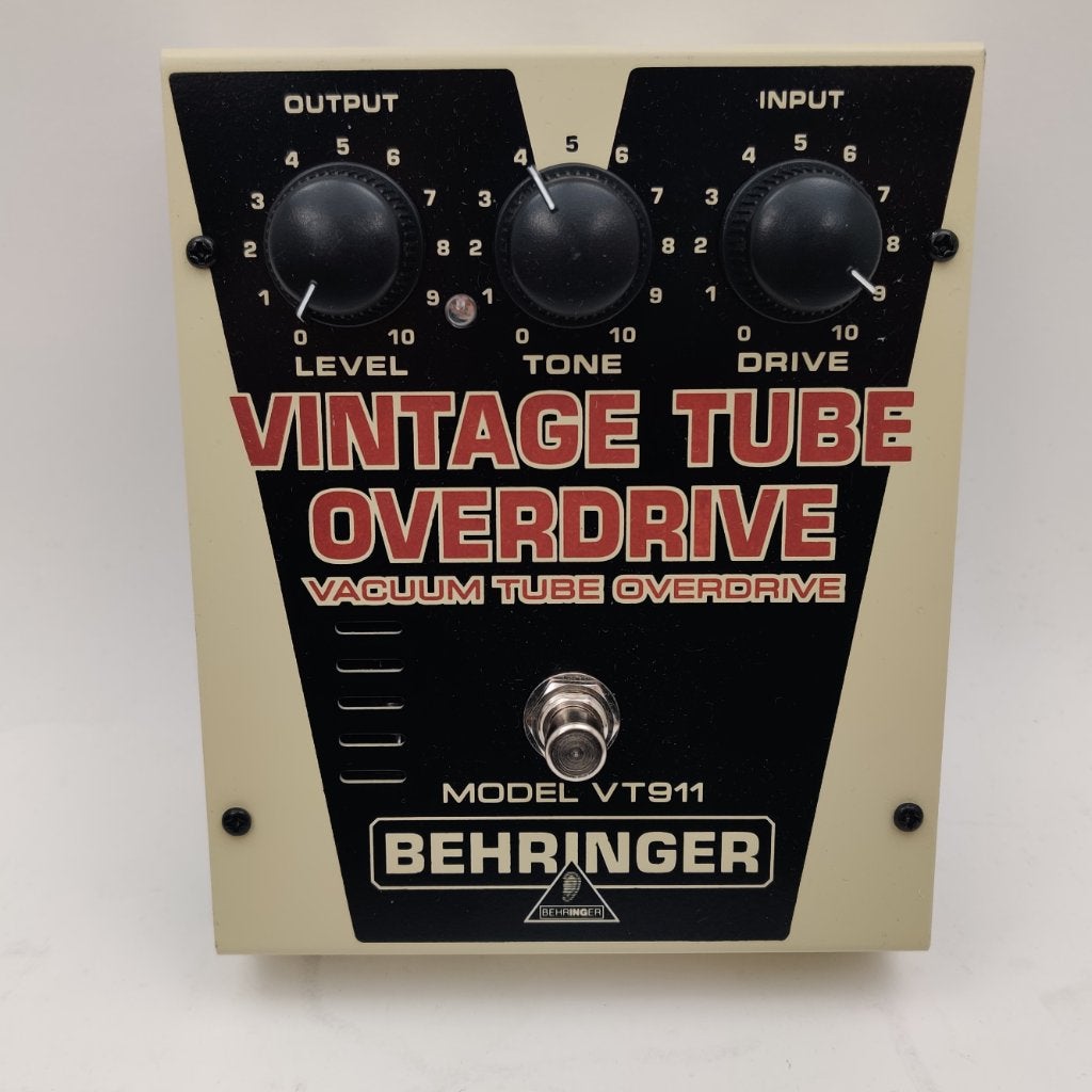 Behringer VT911 Vintage Tube Overdrive Buizen Pedaal €79.99, Muziek en Instrumenten, Effecten, B, Ophalen of Verzenden, Zo goed als nieuw