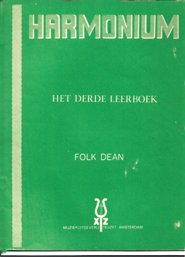 Harmonium - het derde leerboek - Folk Dean, Orgel, Gebruikt, Overige genres, Les of Cursus
