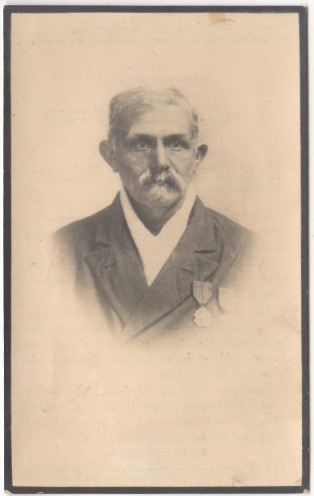 Louis DePetter 1873 Antwerpen + 1936 Gent, 63 jaar oud, Ophalen of Verzenden